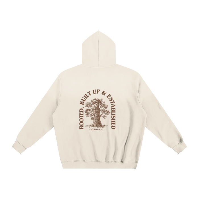 ESTABLISHED IN FAITH-ROOTED BONE HOODY