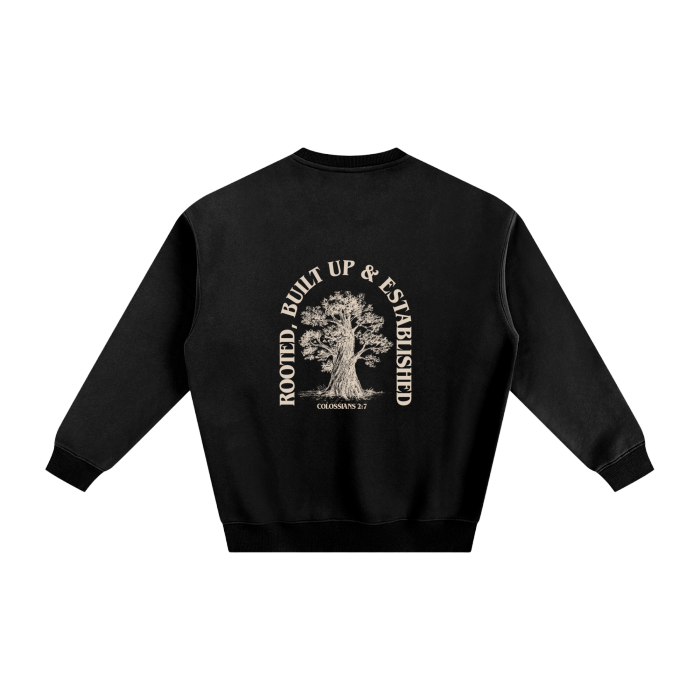 BLACK & MOCHA ESTABLISHED SWEATSHIRT