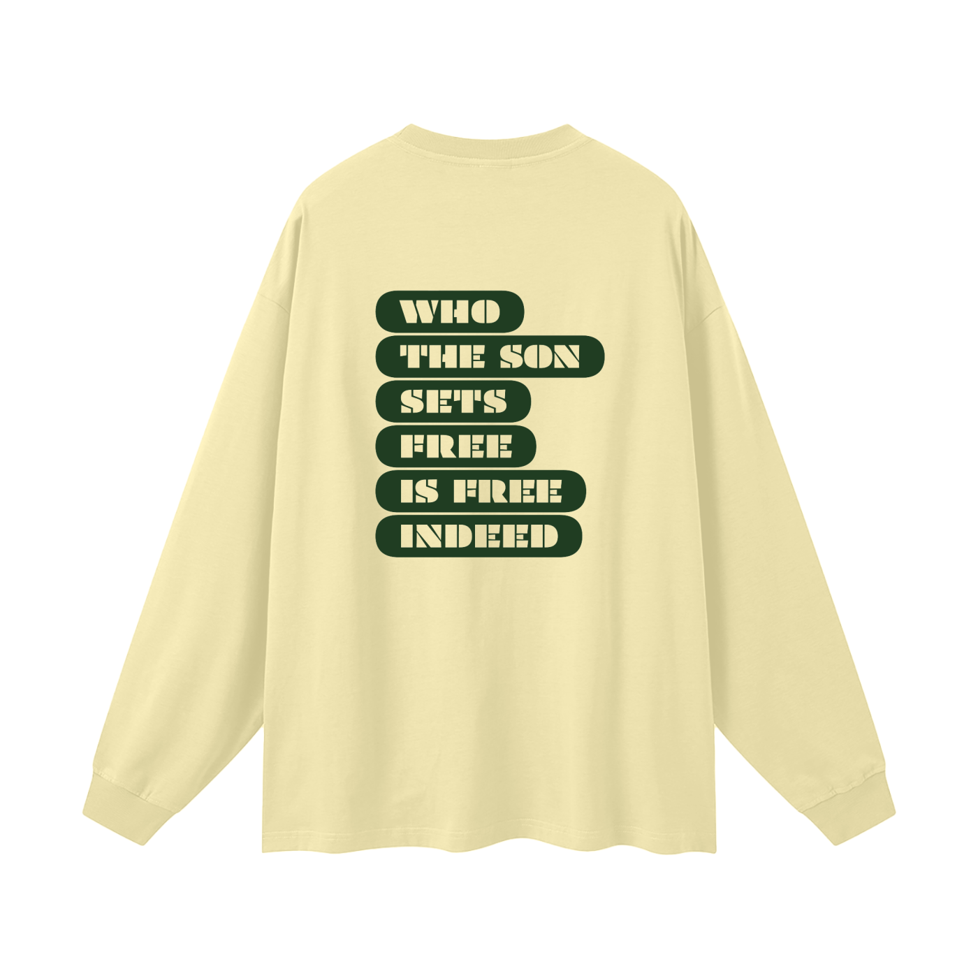 Streetwear Unisex Cotton Long Sleeve Tee