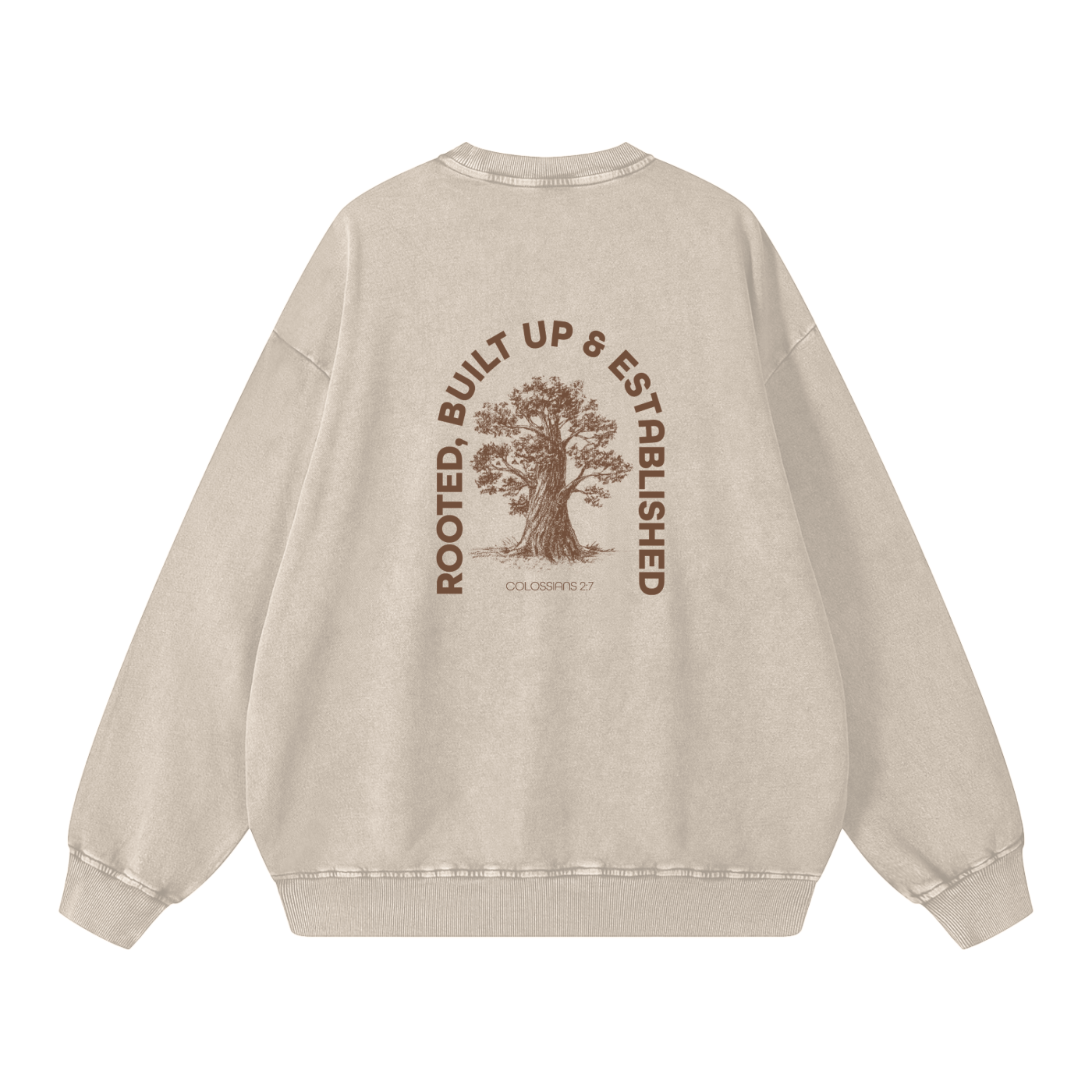 Acid Wash Oversize Sweatshirt - 360 GSM