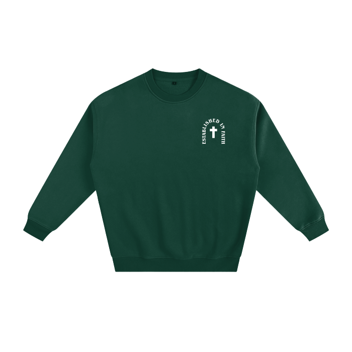 Established in FAITH & Cross Sweatshirt