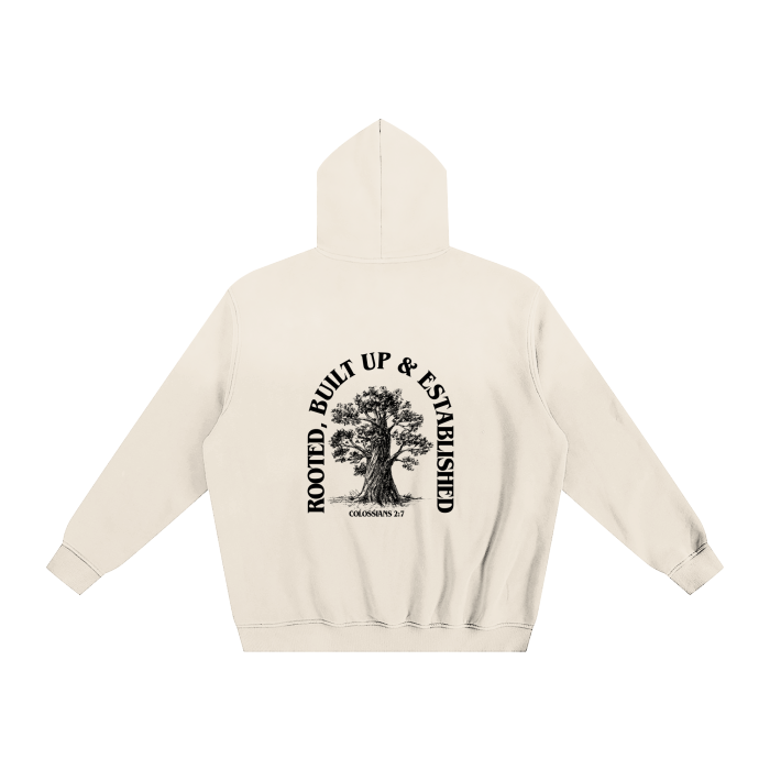 ESTABLISHED IN FAITH+CROSS BONE HOODY