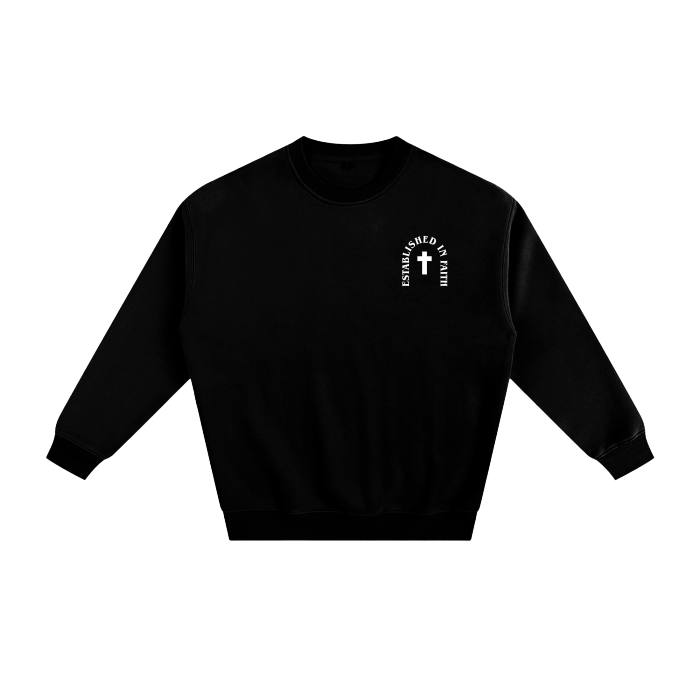 Established in FAITH & Cross Sweatshirt