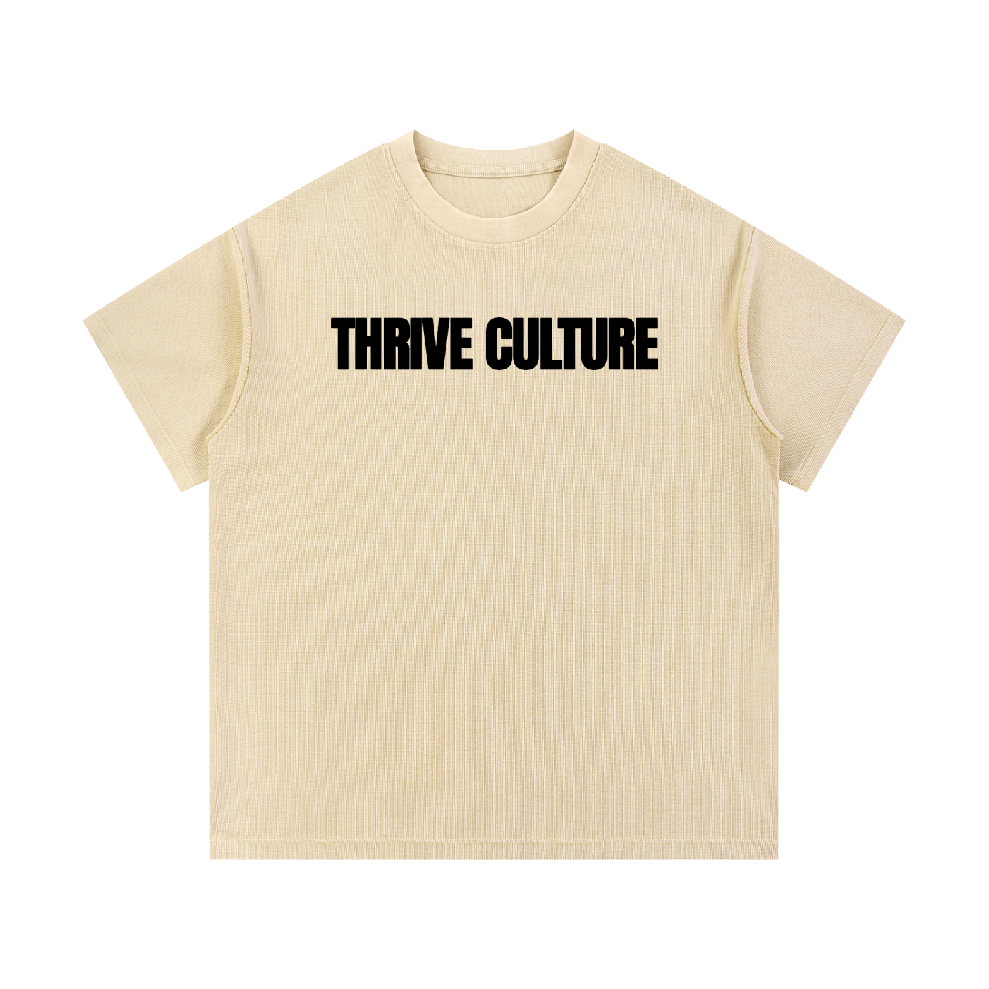 Mineral Wash Waffle Knit A GOD SHAPED LIFE T-Shirt