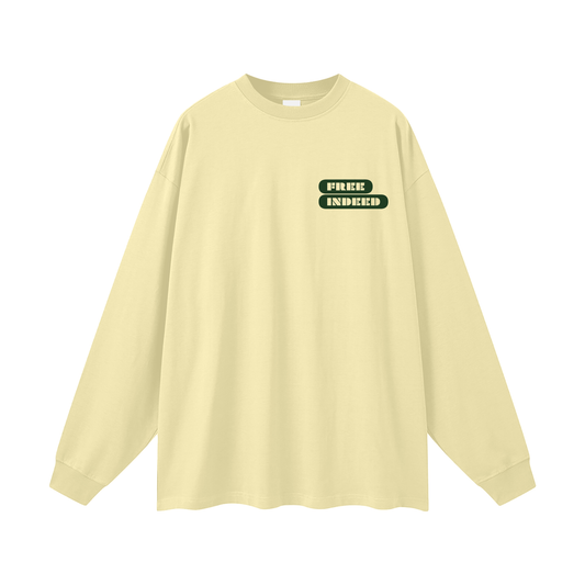 Streetwear Unisex Cotton Long Sleeve Tee