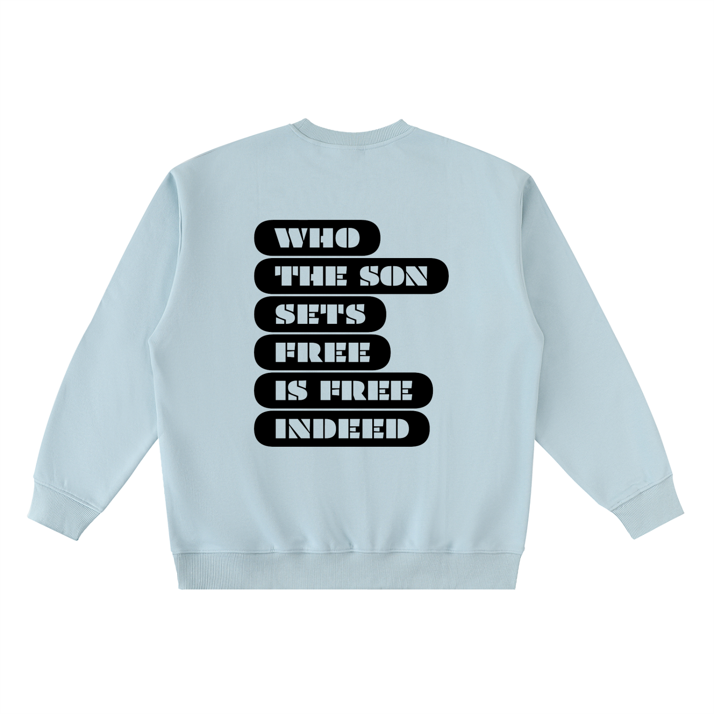 Free Indeed Oversize Crewneck Tapered Sweatshirt