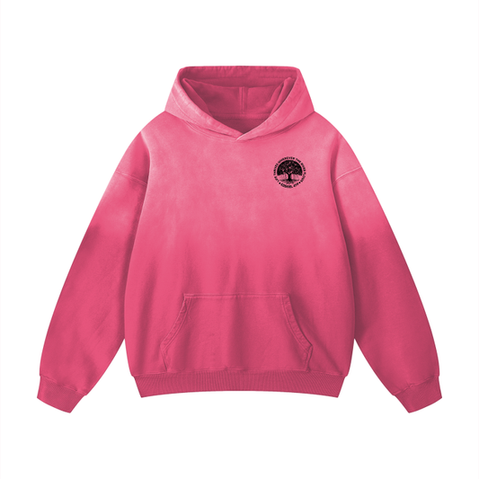 Heavyweight Pure Cotton Handcrafted Monkey Wash Drop Shoulder Oversized Hoodie