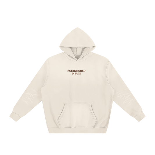 ESTABLISHED IN FAITH-ROOTED BONE HOODY